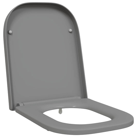 Snelle Ontgrendel Toiletzitting Grijs 44.5 x 35 x 3.6 cm