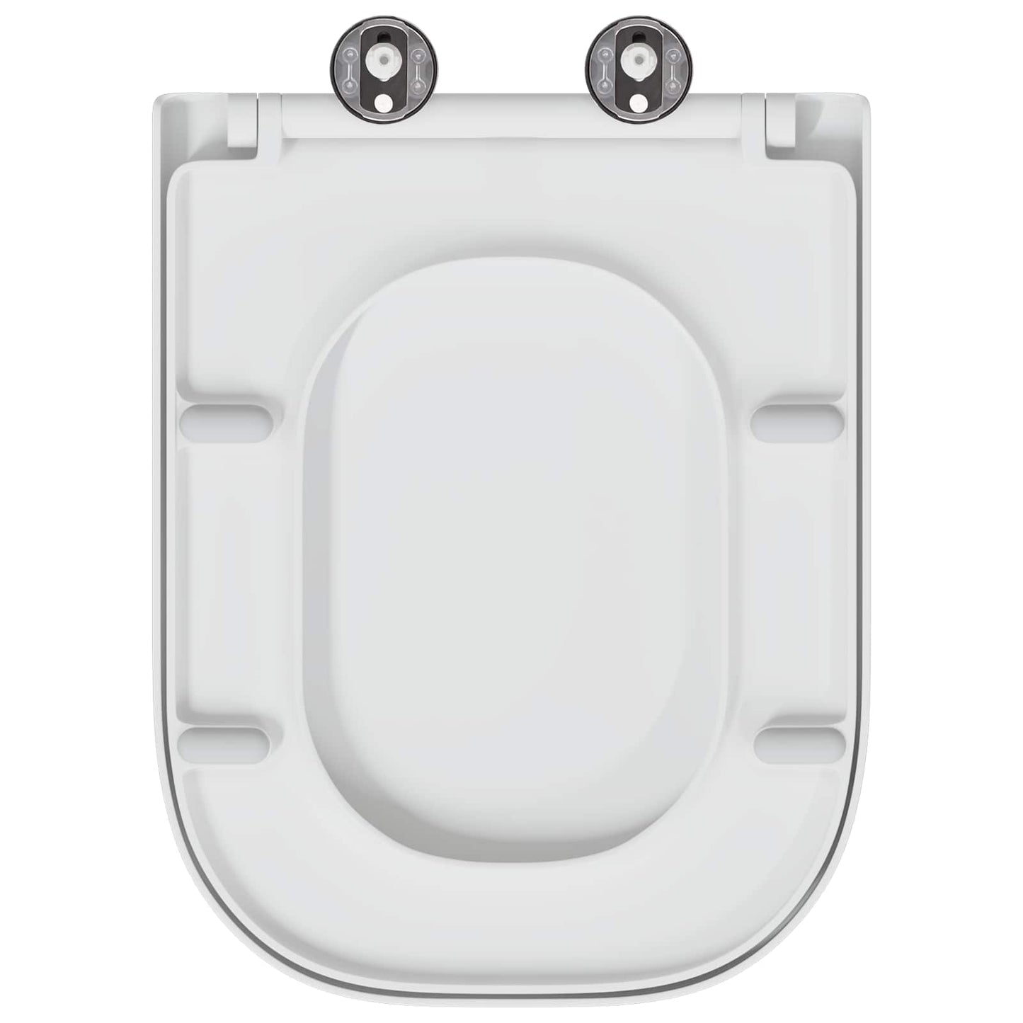 Snelle Ontgrendel Toiletzitting Wit 44.5 x 35 x 3.6 cm