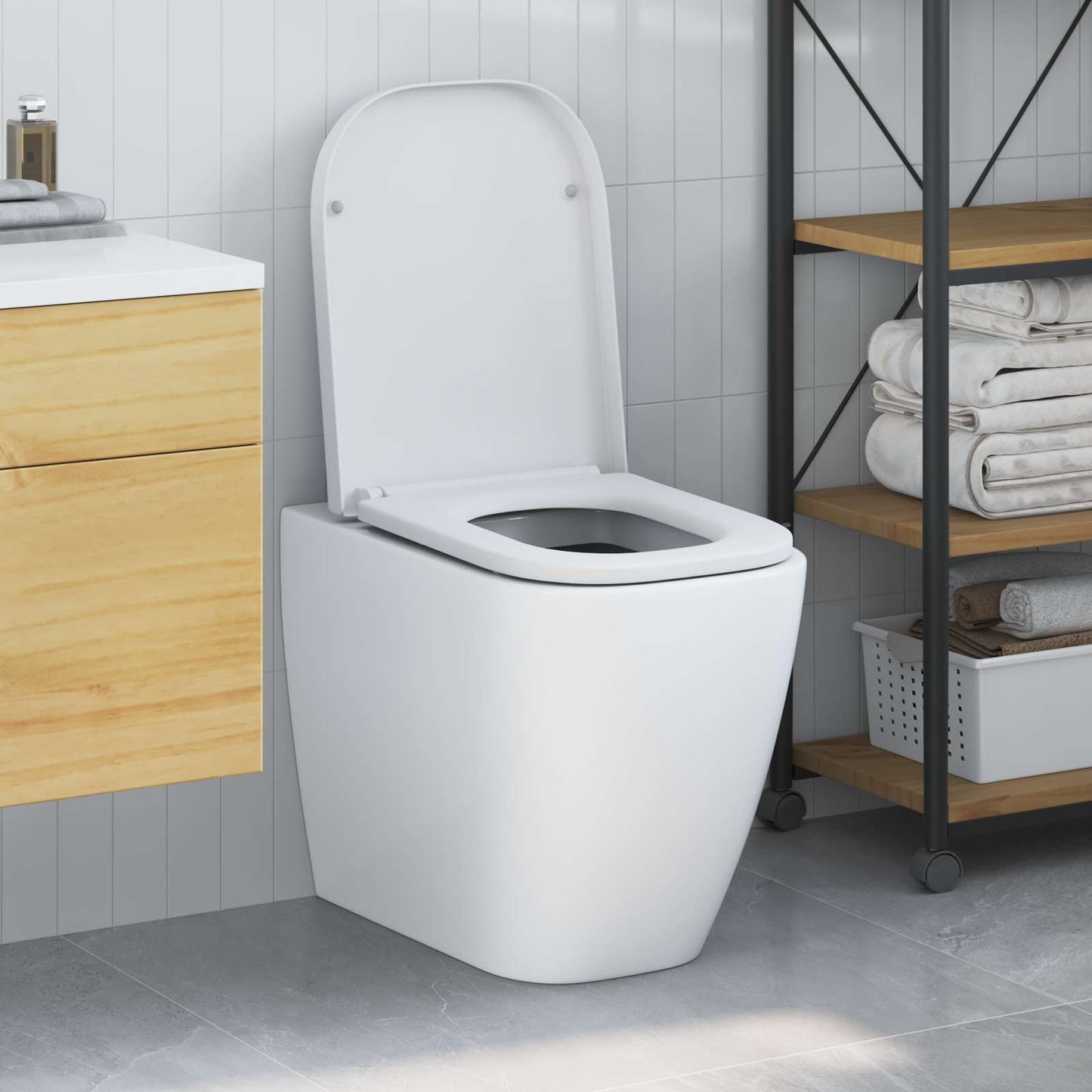 Toiletzitting Wit 47,5 x 35 x 3,6 cm Duroplast is nu te koop bij PeponiXL, paradijselijk wonen!