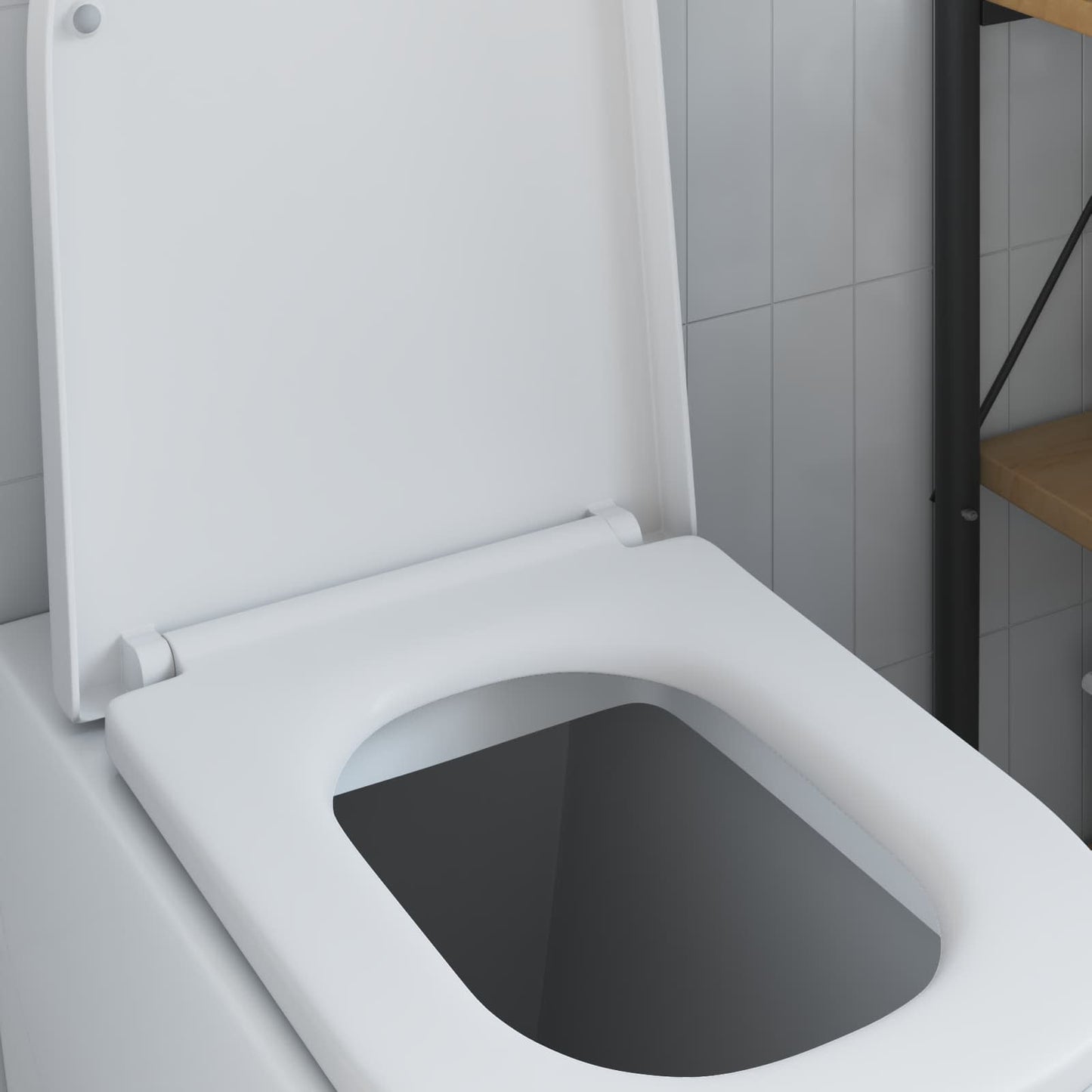 Toiletzitting Wit 47,5 x 35 x 3,6 cm Duroplast is nu te koop bij PeponiXL, paradijselijk wonen!