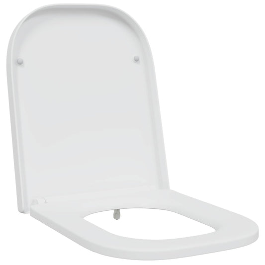Snelle Ontgrendel Toiletzitting Wit 44.5 x 35 x 3.6 cm