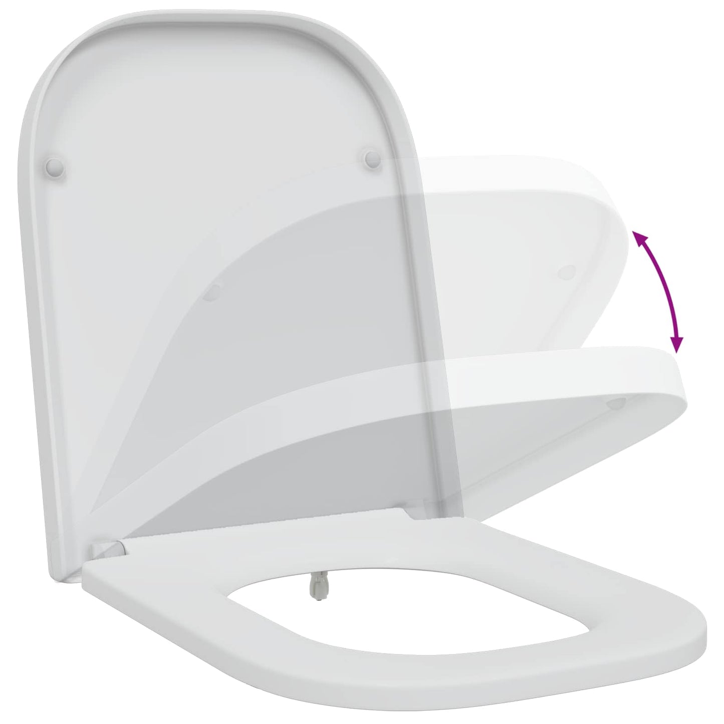 Toiletzitting Wit 47,5 x 35 x 3,6 cm Duroplast is nu te koop bij PeponiXL, paradijselijk wonen!