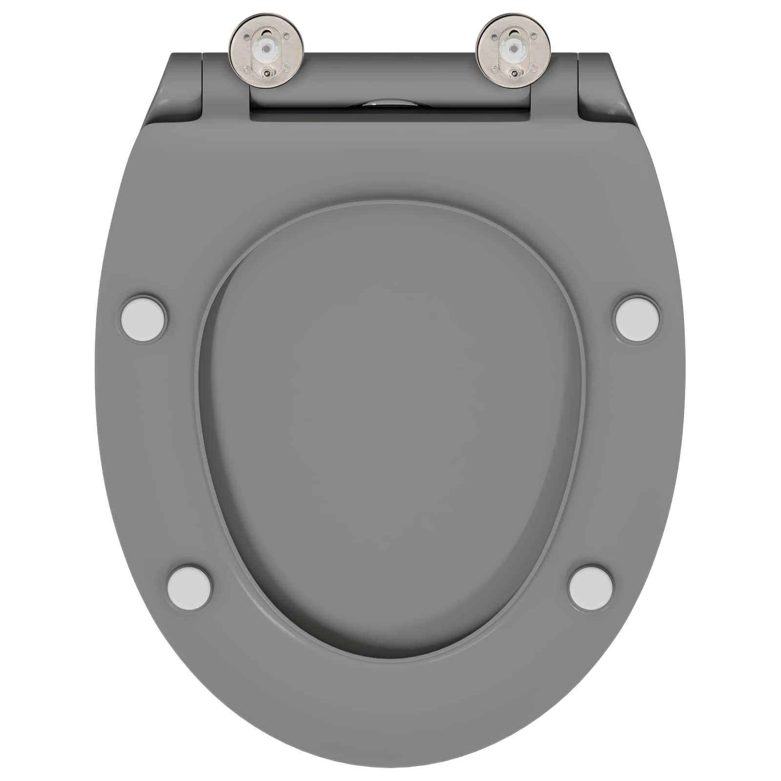 Toiletzitting Grijs 47 x 37,5 x 3,8 cm Duroplast is nu te koop bij PeponiXL, paradijselijk wonen!