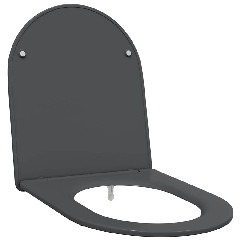 Toiletzitting Antraciet 47 x 36 x 3,4 cm Duroplast is nu te koop bij PeponiXL, paradijselijk wonen!