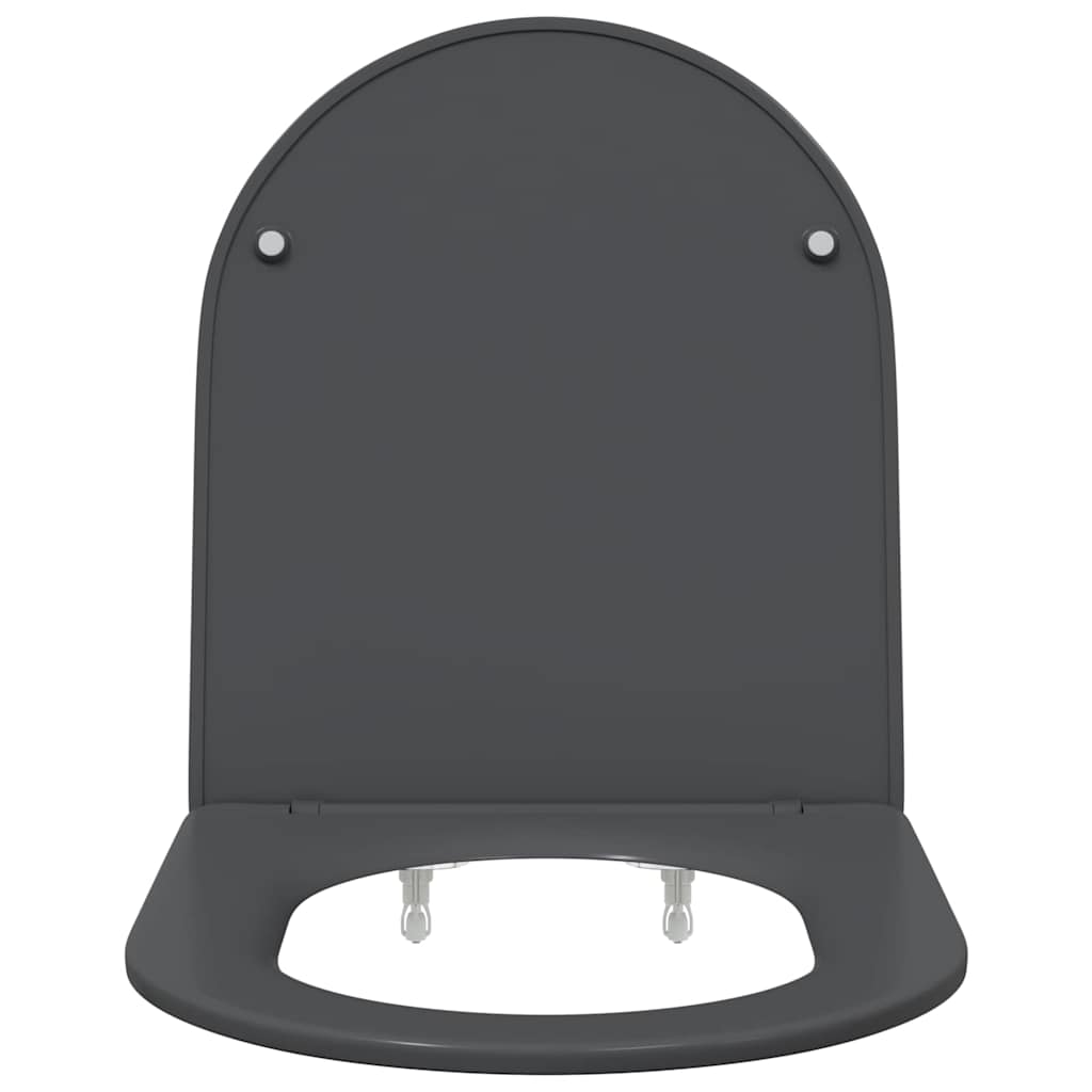 Toiletzitting Antraciet 47 x 36 x 3,4 cm Duroplast is nu te koop bij PeponiXL, paradijselijk wonen!