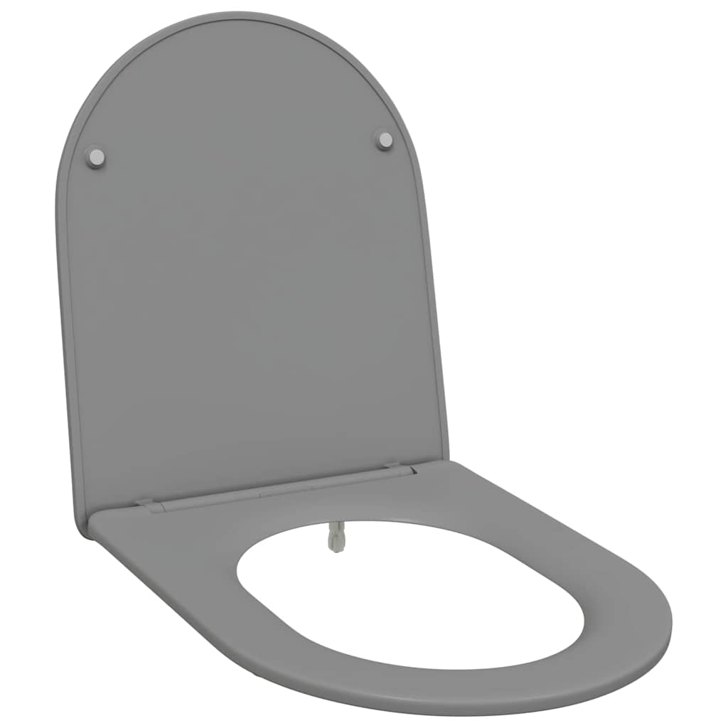 Toiletzitting Grijs 47 x 36 x 3,4 cm Duroplast is nu te koop bij PeponiXL, paradijselijk wonen!