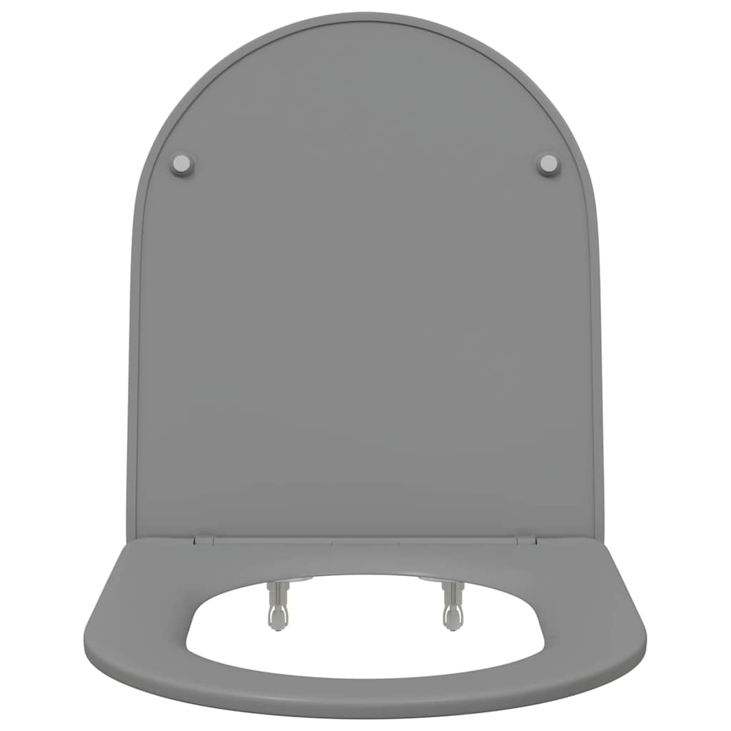 Toiletzitting Grijs 47 x 36 x 3,4 cm Duroplast is nu te koop bij PeponiXL, paradijselijk wonen!