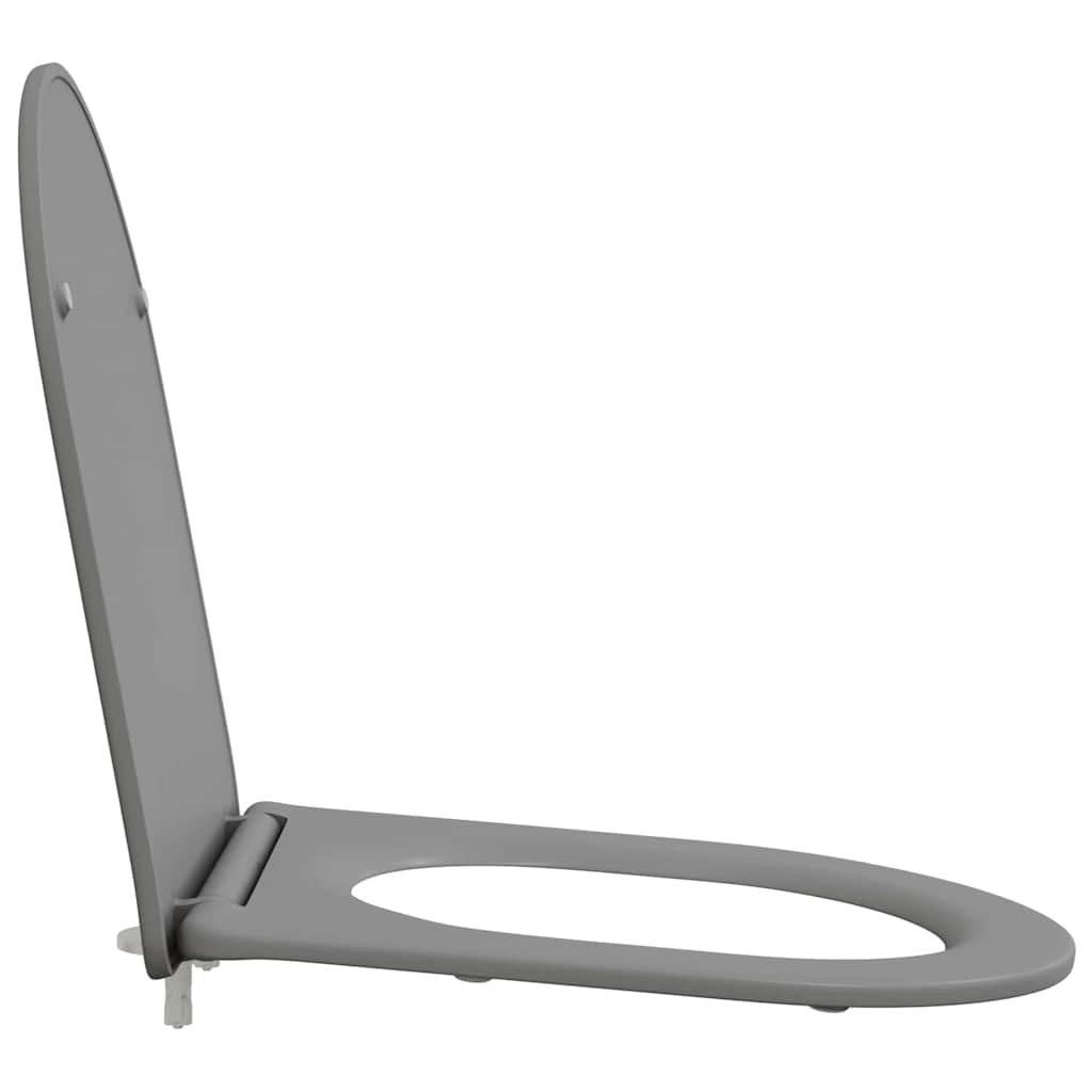 Toiletzitting Grijs 47 x 36 x 3,4 cm Duroplast is nu te koop bij PeponiXL, paradijselijk wonen!