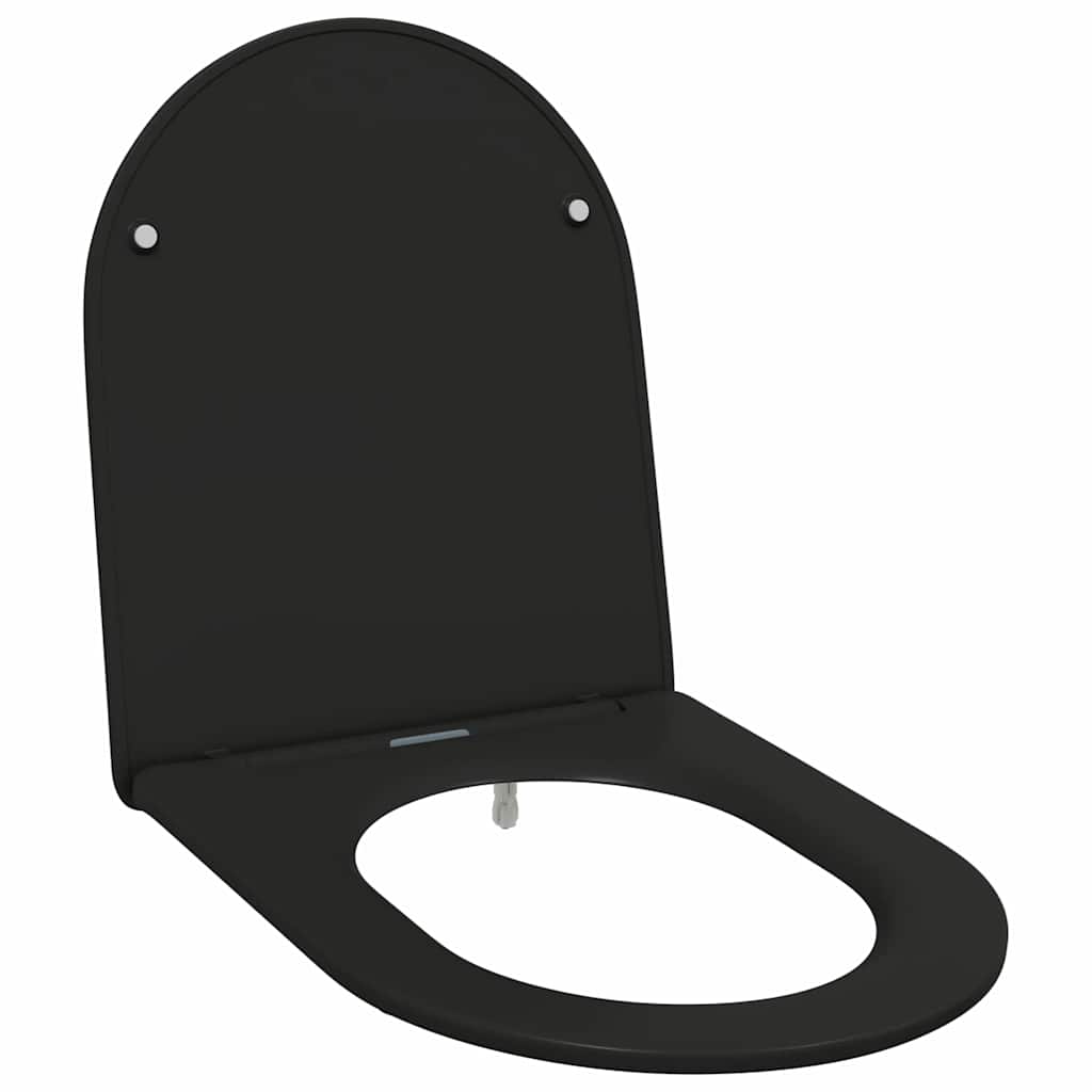 Toiletzitting Zwart 47 x 36 x 3,4 cm Duroplast is nu te koop bij PeponiXL, paradijselijk wonen!