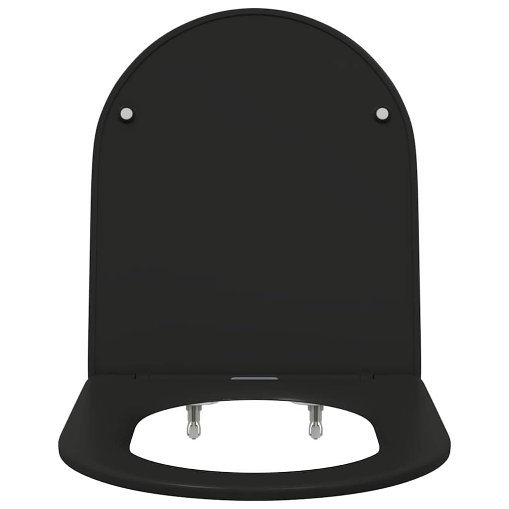 Toiletzitting Zwart 47 x 36 x 3,4 cm Duroplast is nu te koop bij PeponiXL, paradijselijk wonen!