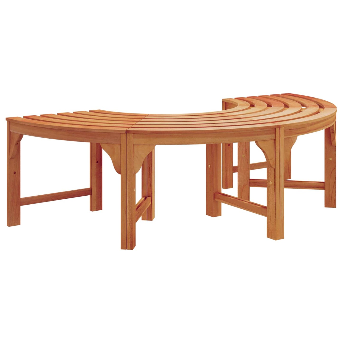 Boom bank 2 pcs Naturel 160 x 80 x 45cm Massief Eucalyptus Hout is nu te koop bij PeponiXL, paradijselijk wonen!