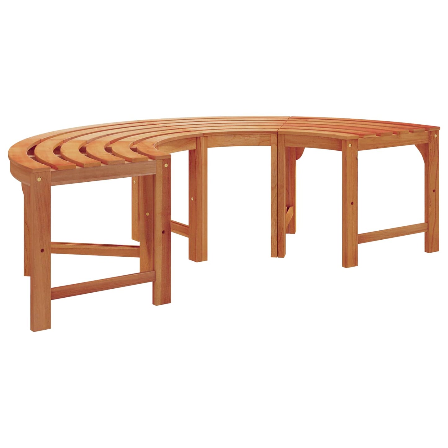 Boom bank 2 pcs Naturel 160 x 80 x 45cm Massief Eucalyptus Hout is nu te koop bij PeponiXL, paradijselijk wonen!