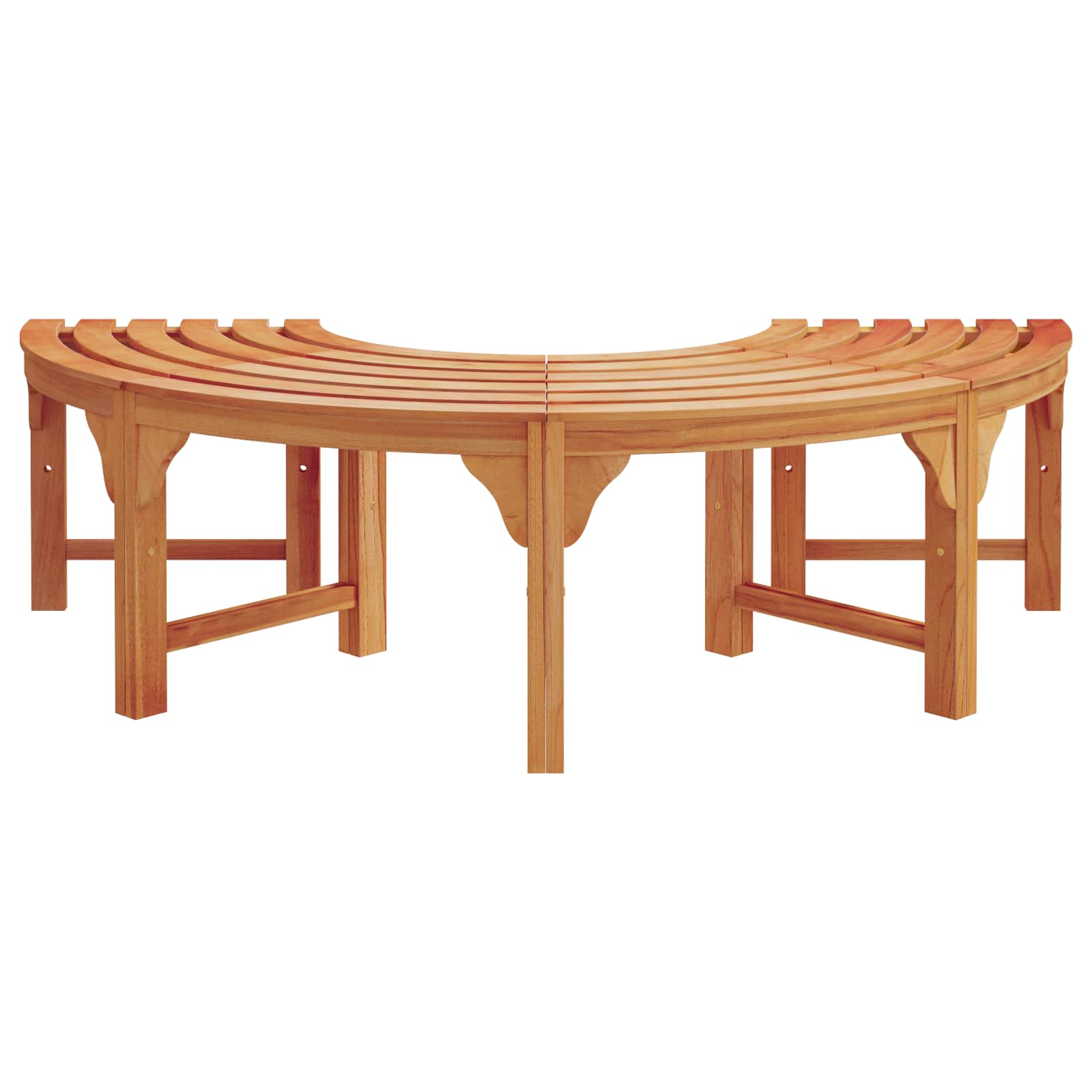 Boom bank 2 pcs Naturel 160 x 80 x 45cm Massief Eucalyptus Hout is nu te koop bij PeponiXL, paradijselijk wonen!