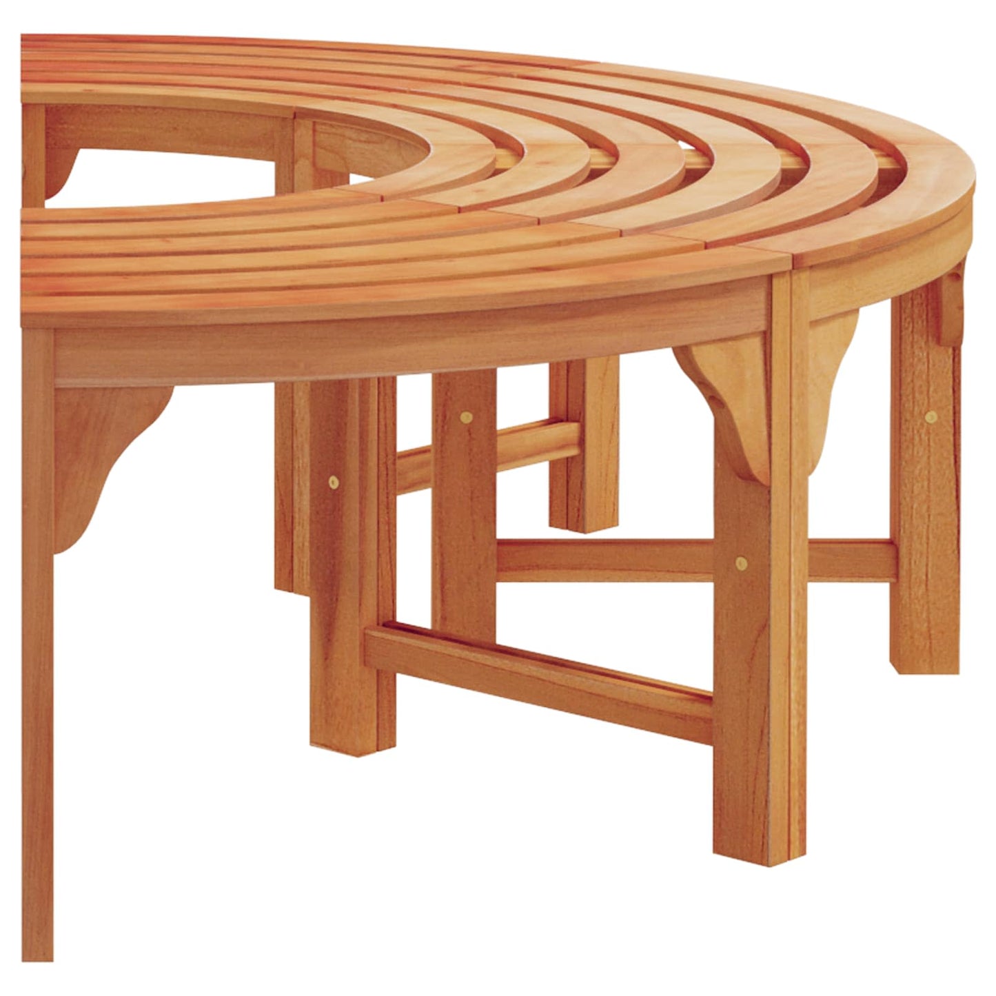 Boom bank 2 pcs Naturel 160 x 80 x 45cm Massief Eucalyptus Hout is nu te koop bij PeponiXL, paradijselijk wonen!