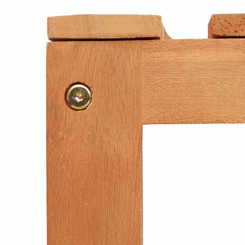 Boom bank 2 pcs Naturel 160 x 80 x 45cm Massief Eucalyptus Hout is nu te koop bij PeponiXL, paradijselijk wonen!