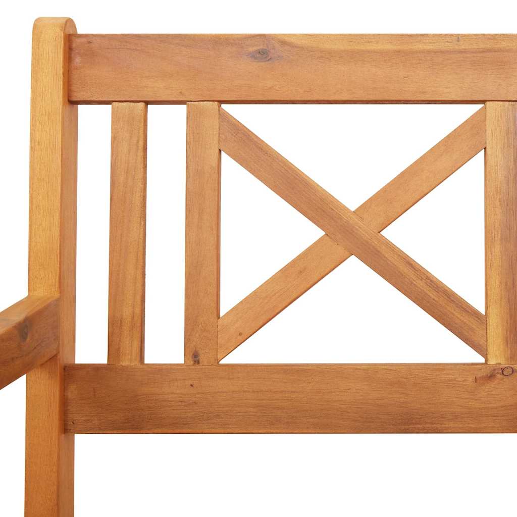 Tuinbank 6 pcs Naturel 56 x 55,5 x 90 cm Massief Acaciahout is nu te koop bij PeponiXL, paradijselijk wonen!