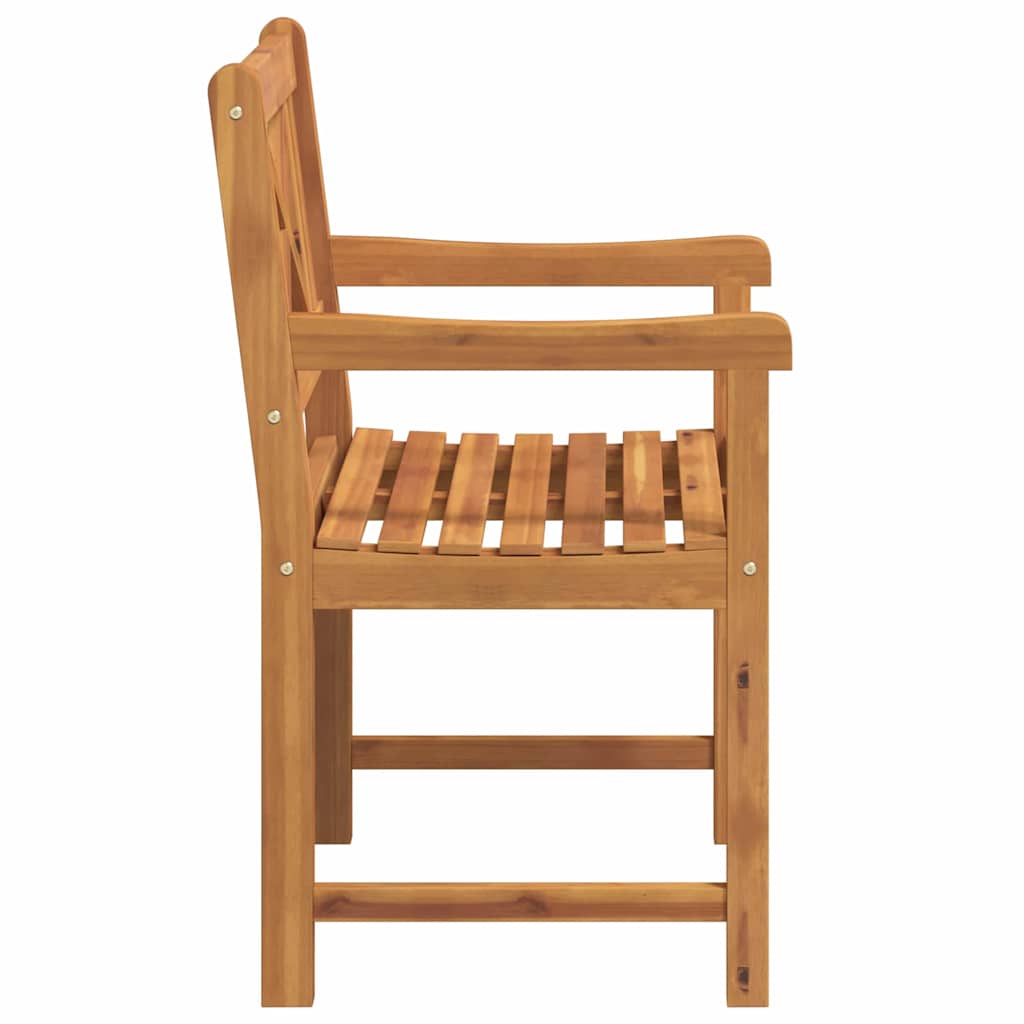 Tuinbank 8 pcs Naturel 56 x 55,5 x 90 cm Massief Acaciahout is nu te koop bij PeponiXL, paradijselijk wonen!