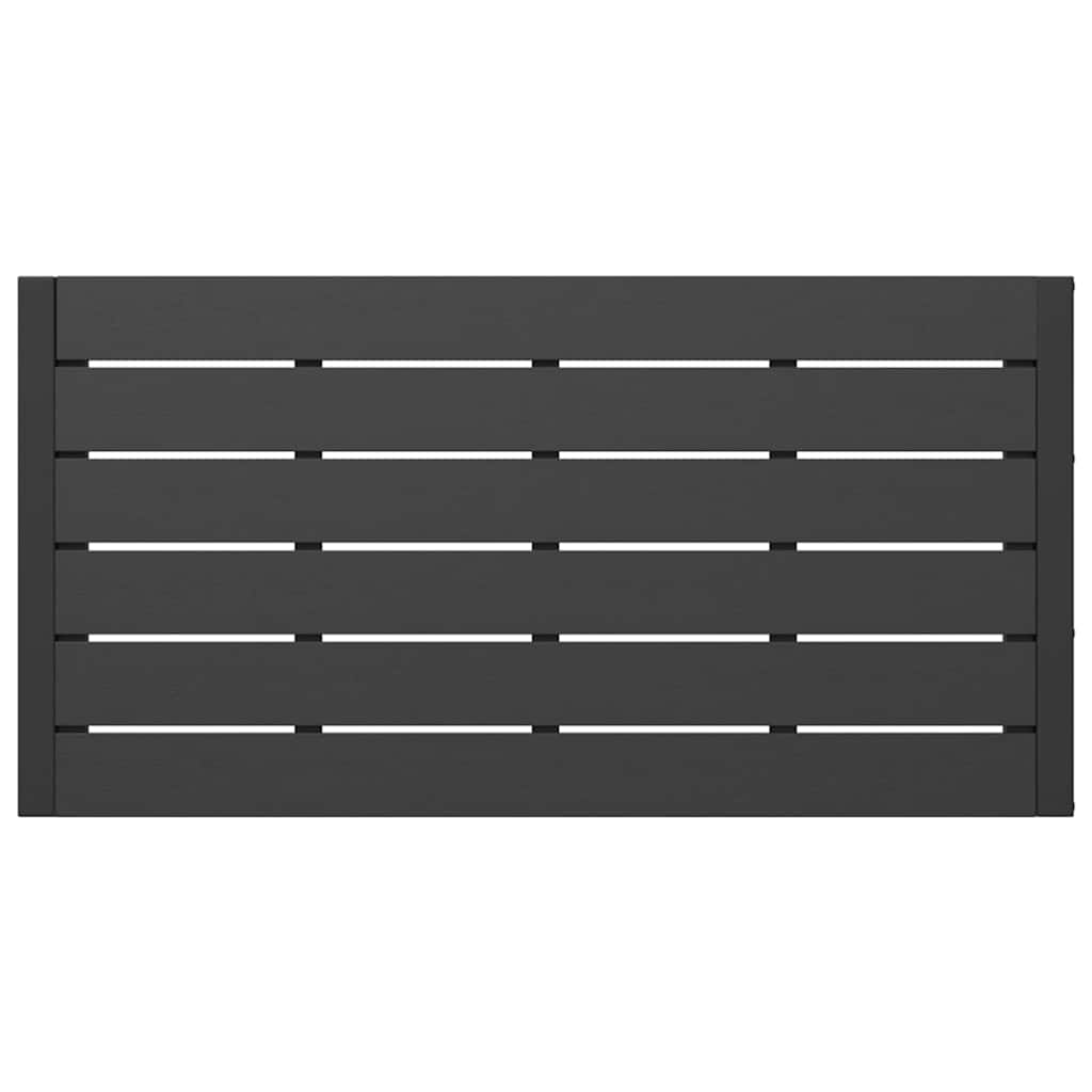 Tuin eettafelset met kussen 3 pcs Antraciet Staal is nu te koop bij PeponiXL, paradijselijk wonen!