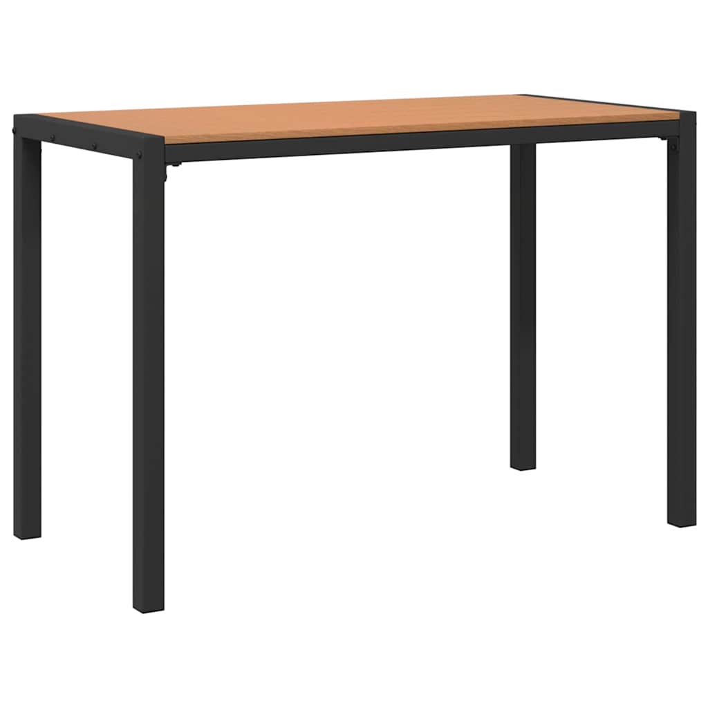 Tuin eettafelset met kussen 3 pcs Bruin Staal is nu te koop bij PeponiXL, paradijselijk wonen!