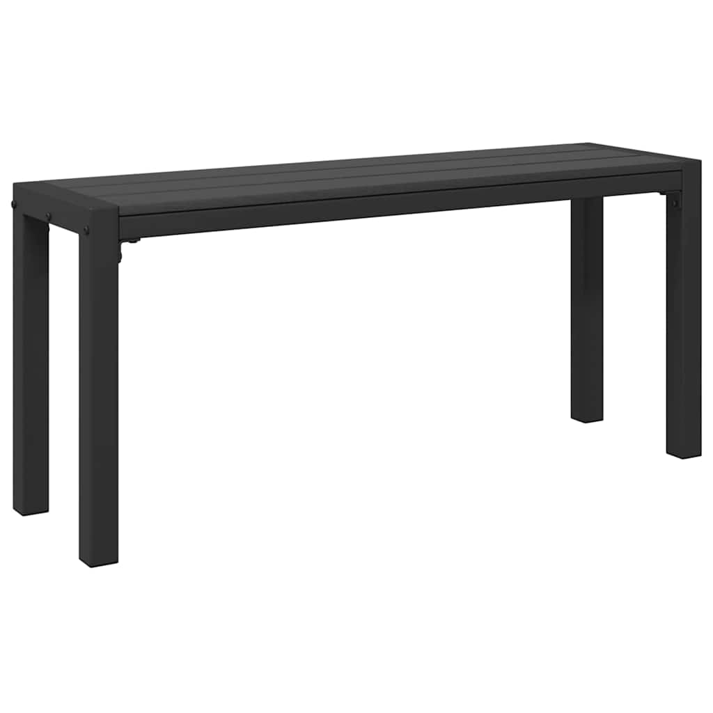 Tuinbank Zwart 100 x 28 x 45 cm Staal is nu te koop bij PeponiXL, paradijselijk wonen!