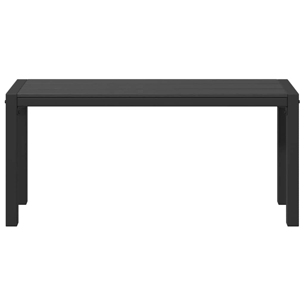 Tuinbank Zwart 100 x 28 x 45 cm Staal is nu te koop bij PeponiXL, paradijselijk wonen!