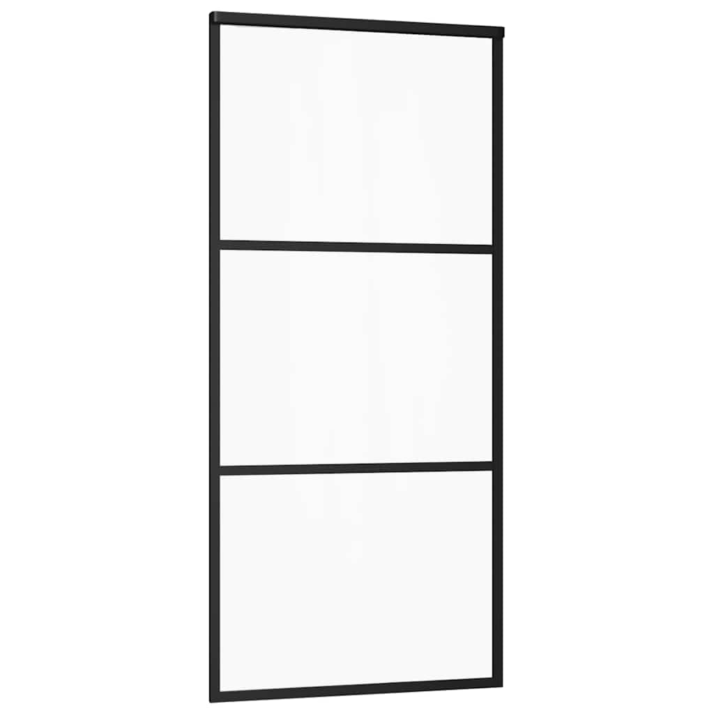 Schuifdeur met beslag 90x205 cm ESG-glas en aluminium is nu te koop bij PeponiXL, paradijselijk wonen!