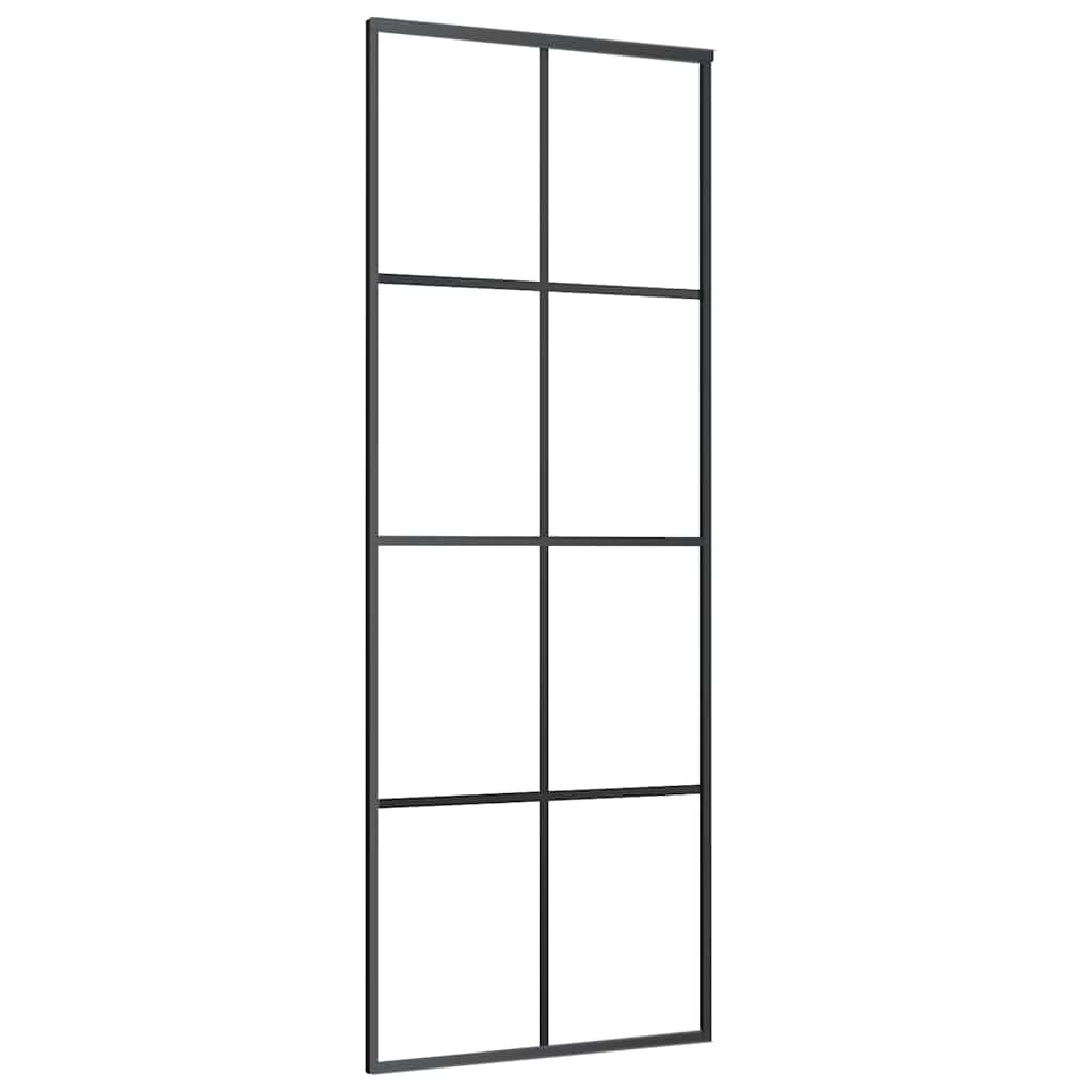 Schuifdeur met beslag 76x205 cm ESG-glas en aluminium is nu te koop bij PeponiXL, paradijselijk wonen!