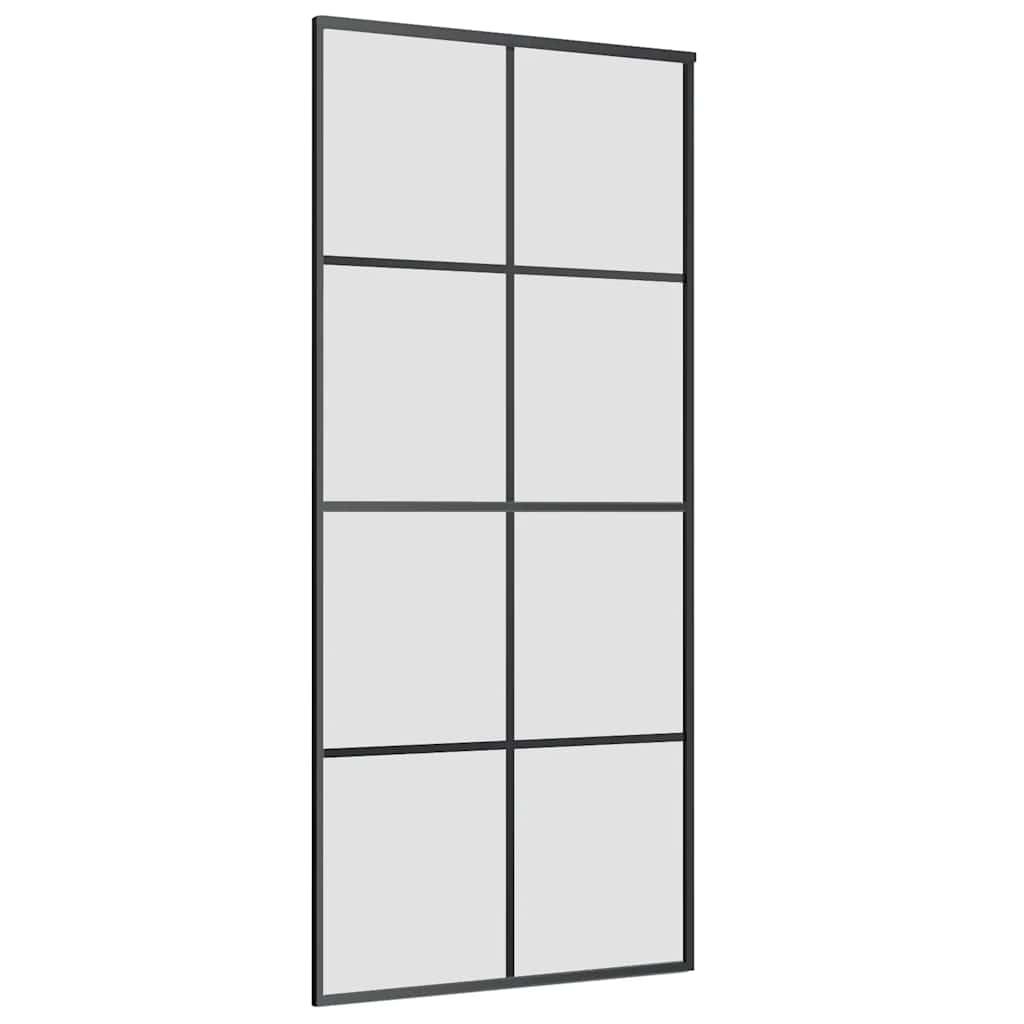 Schuifdeur met beslag 90x205 cm ESG-glas en aluminium is nu te koop bij PeponiXL, paradijselijk wonen!