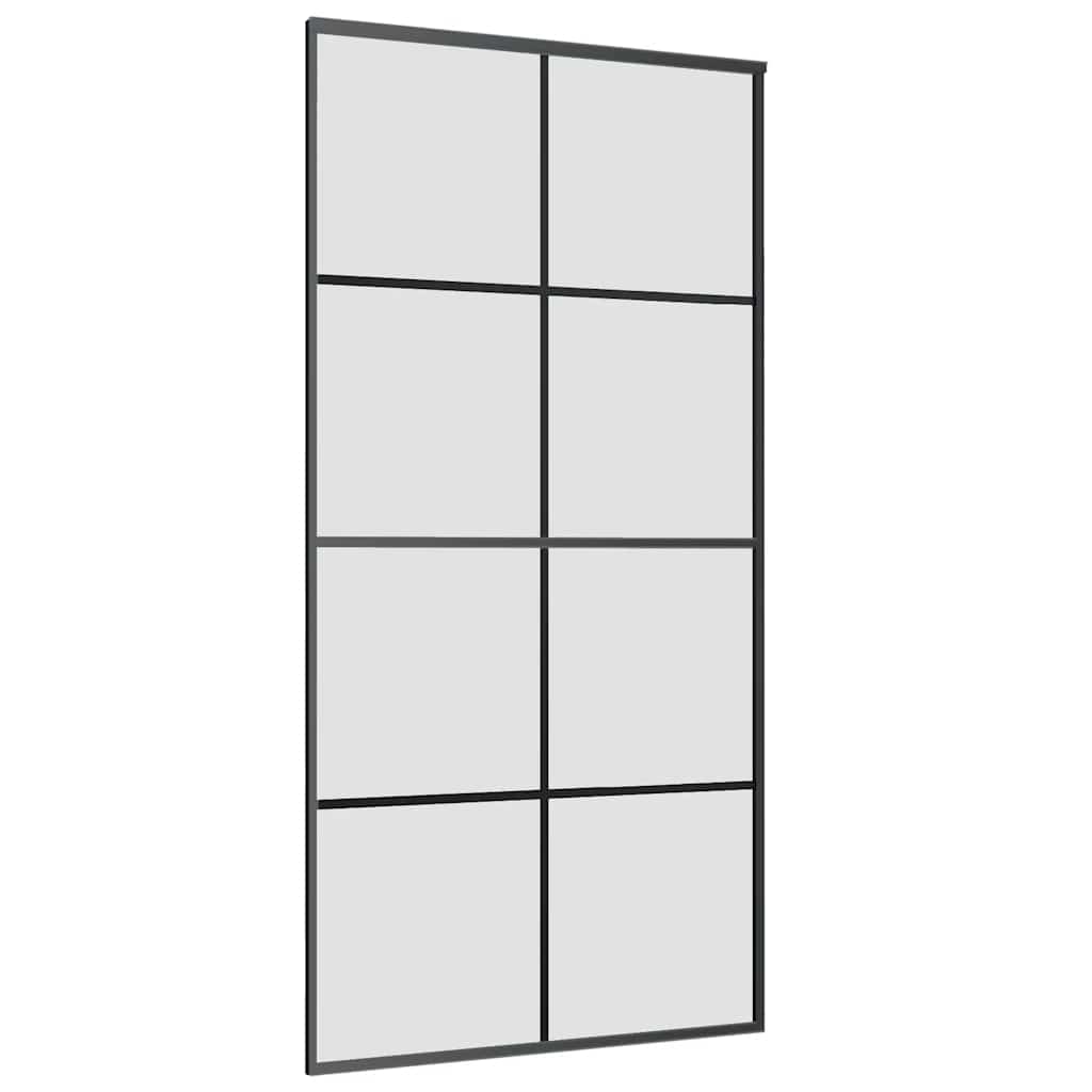 Schuifdeur met beslag 102,5x205 cm ESG-glas en aluminium is nu te koop bij PeponiXL, paradijselijk wonen!