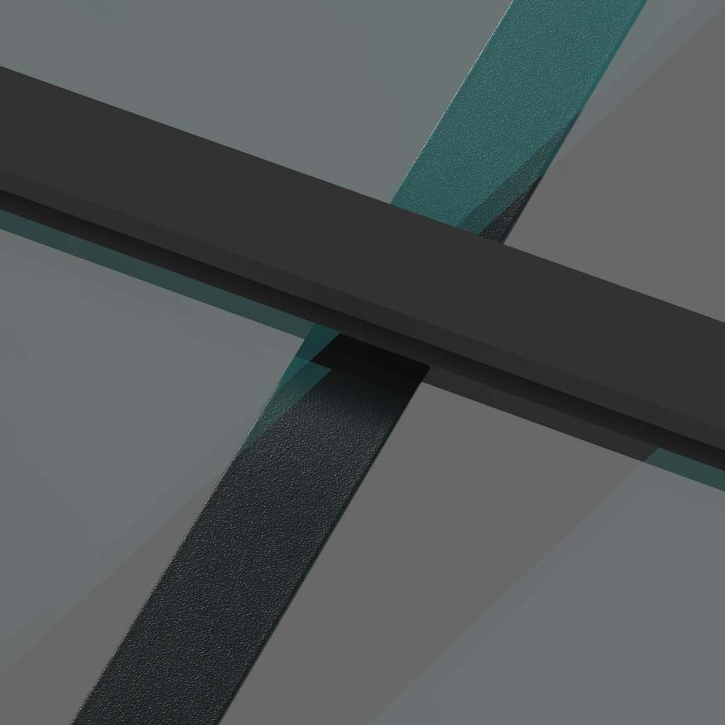 Schuifdeur met beslag 76x205 cm gehard glas en aluminium is nu te koop bij PeponiXL, paradijselijk wonen!