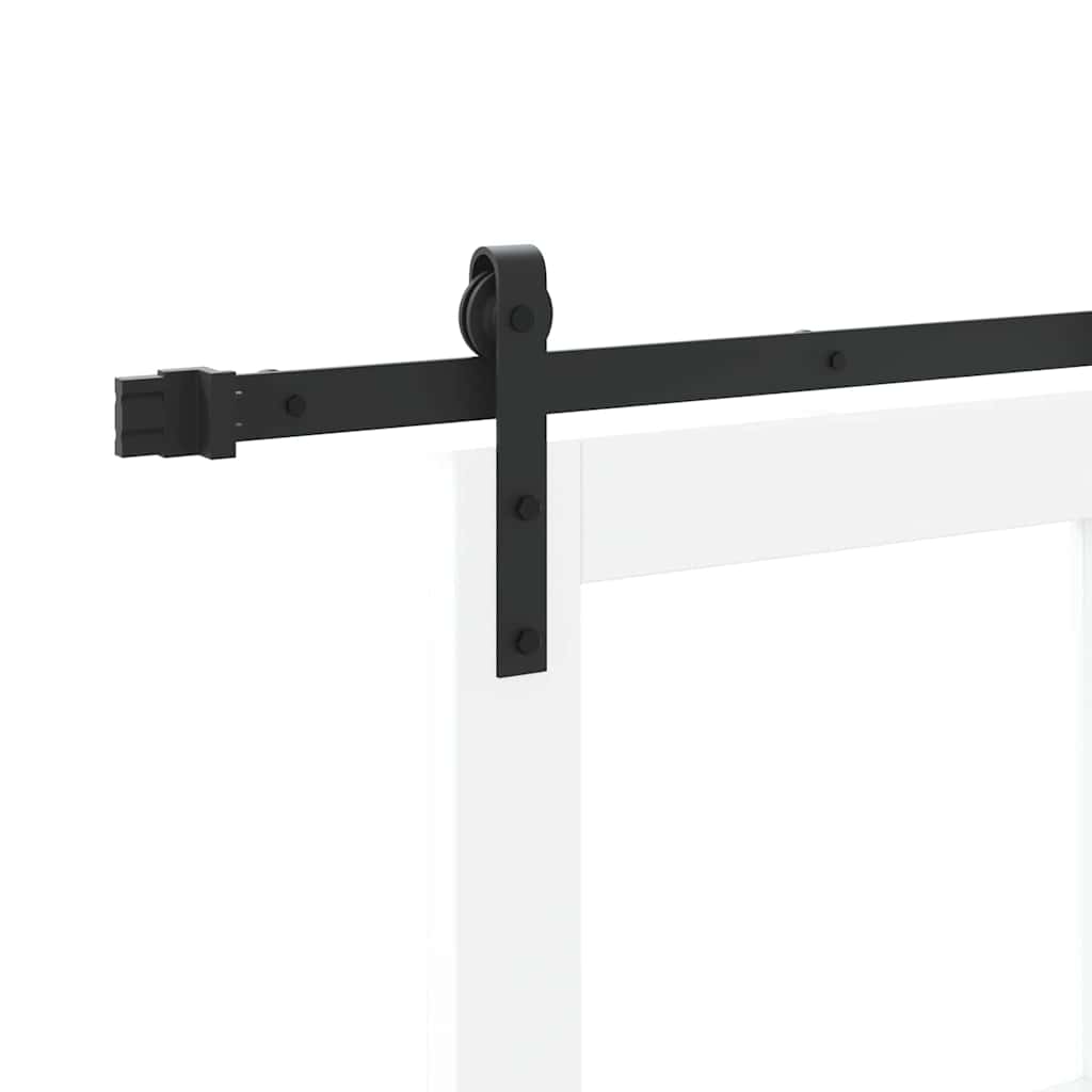 Schuifdeur ORKDAL Wit 83 x 202 cm Massief grenenhout en glas is nu te koop bij PeponiXL, paradijselijk wonen!