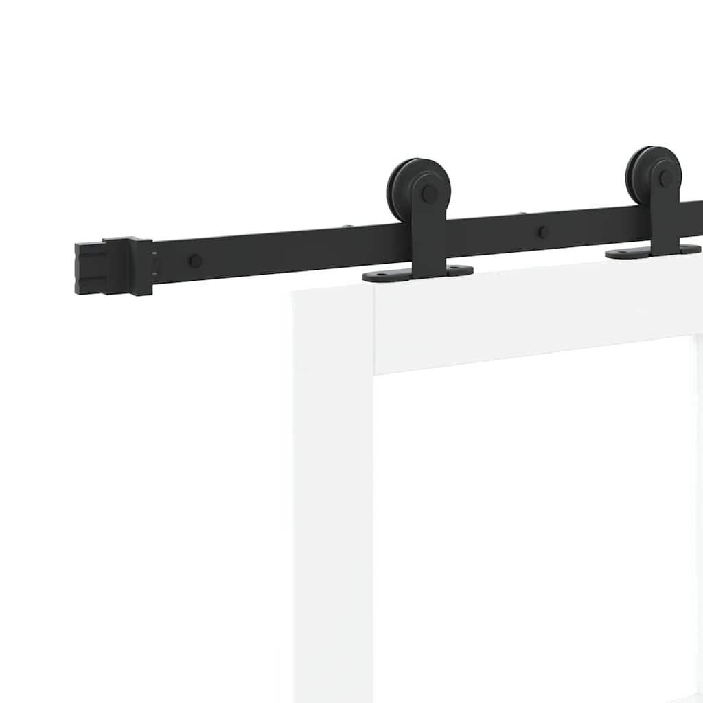 Schuifdeur ORKDAL Wit 83 x 211 cm Massief grenenhout en glas is nu te koop bij PeponiXL, paradijselijk wonen!