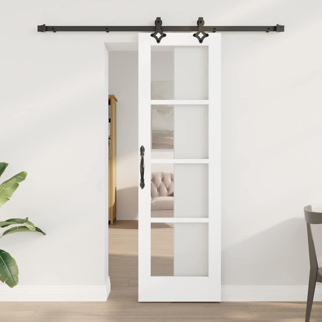 Schuifdeur ORKDAL Wit en zwart 61 x 198,5 cm is nu te koop bij PeponiXL, paradijselijk wonen!
