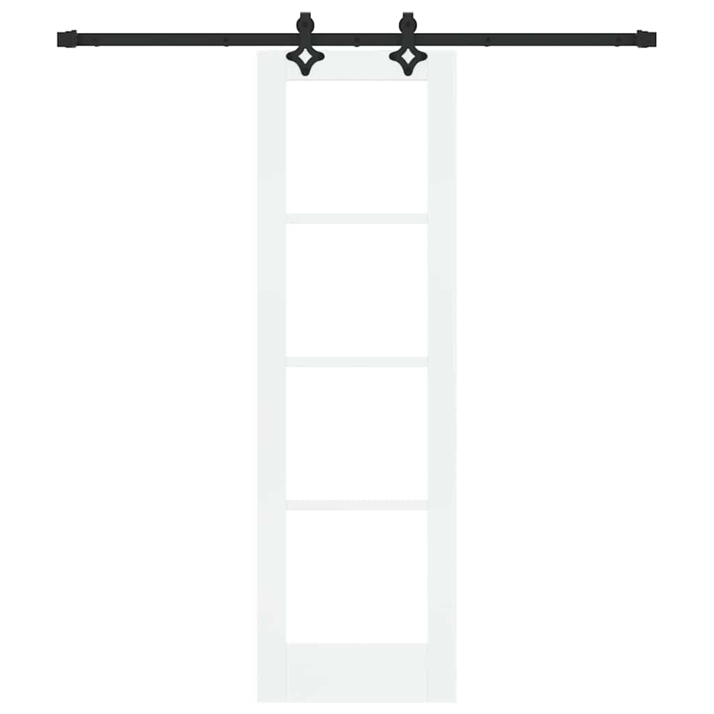 Schuifdeur ORKDAL Wit en zwart 61 x 198,5 cm is nu te koop bij PeponiXL, paradijselijk wonen!