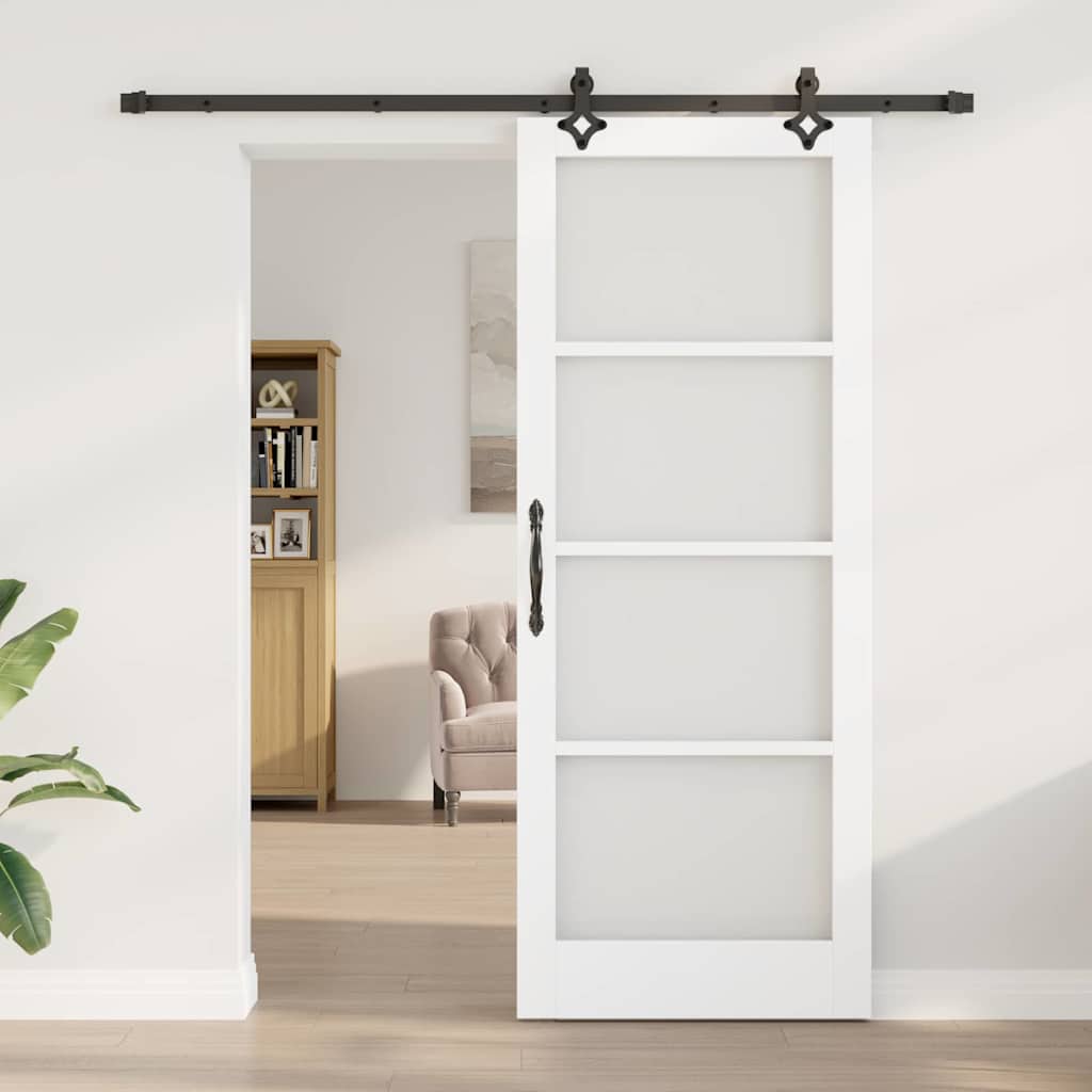 Schuifdeur ORKDAL Wit en zwart 83 x 211 cm is nu te koop bij PeponiXL, paradijselijk wonen!