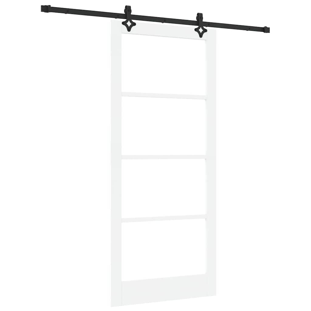 Schuifdeur ORKDAL Wit en zwart 93 x 211 cm is nu te koop bij PeponiXL, paradijselijk wonen!