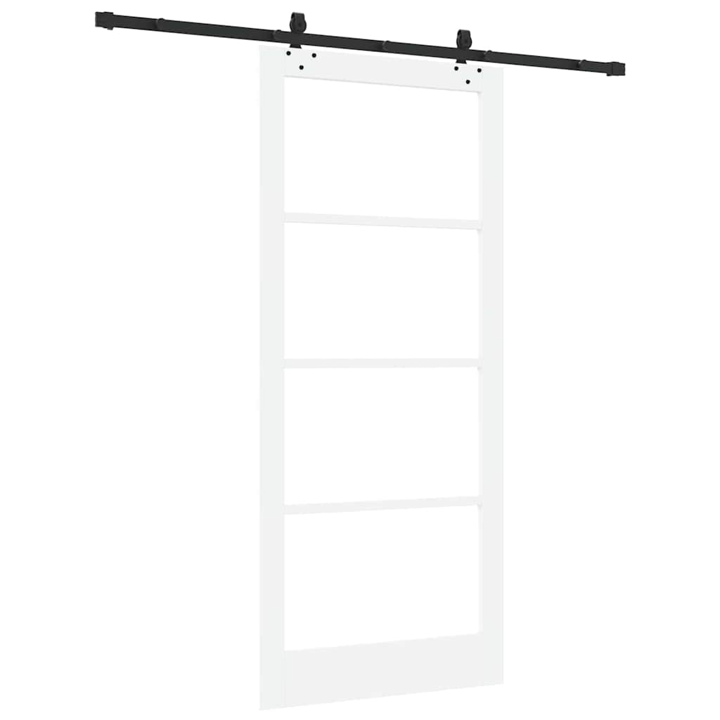 Schuifdeur ORKDAL Wit en zwart 93 x 211 cm is nu te koop bij PeponiXL, paradijselijk wonen!