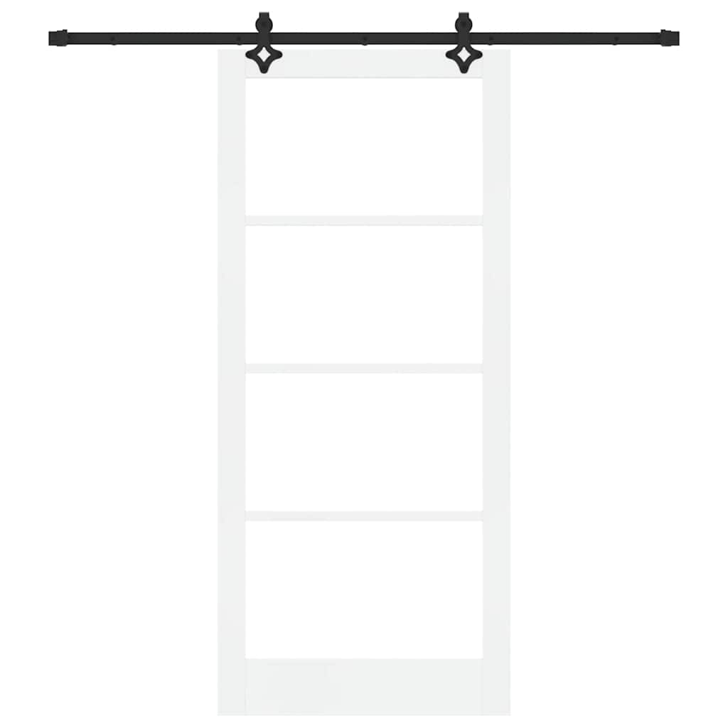 Schuifdeur ORKDAL Wit en zwart 93 x 211 cm is nu te koop bij PeponiXL, paradijselijk wonen!