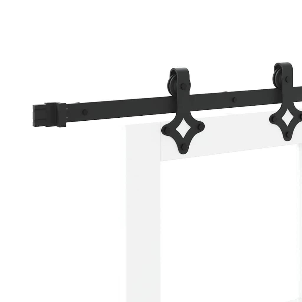 Schuifdeur Wit 93 x 232 cm Massief grenenhout en glas is nu te koop bij PeponiXL, paradijselijk wonen!