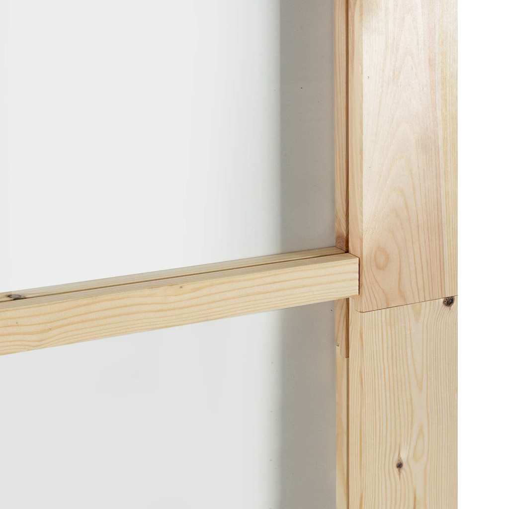 Schuifdeur Naturel 93 x 232 cm Massief grenenhout en glas is nu te koop bij PeponiXL, paradijselijk wonen!