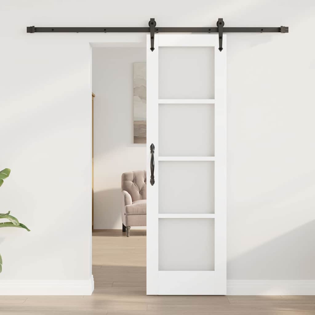 Schuifdeur Wit en zwart 61 x 198,5 cm is nu te koop bij PeponiXL, paradijselijk wonen!
