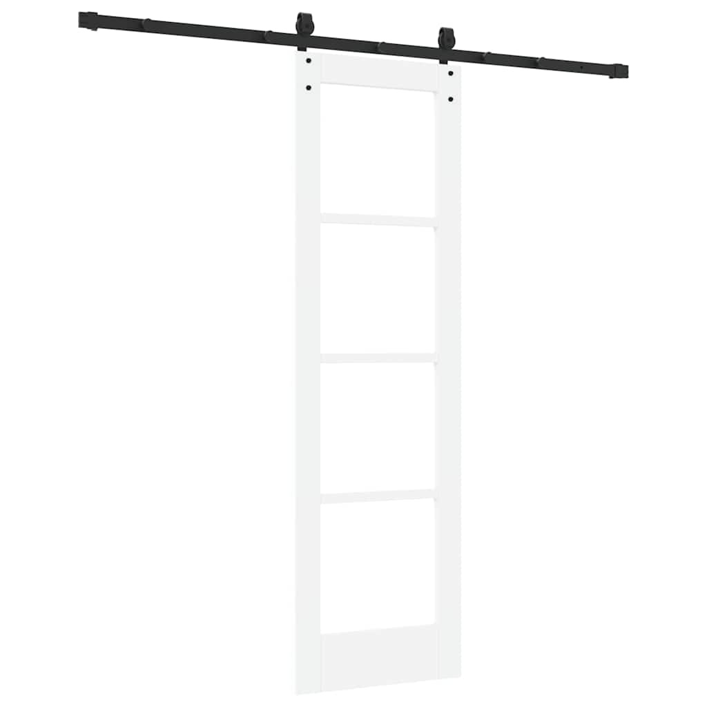 Schuifdeur Wit en zwart 61 x 198,5 cm is nu te koop bij PeponiXL, paradijselijk wonen!