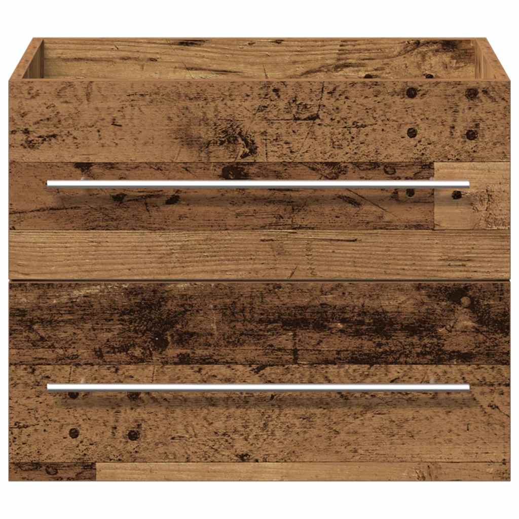 Badkamertenk te kast 2 pcs Oud Hout Engineered Hout en Keramiek is nu te koop bij PeponiXL, paradijselijk wonen!