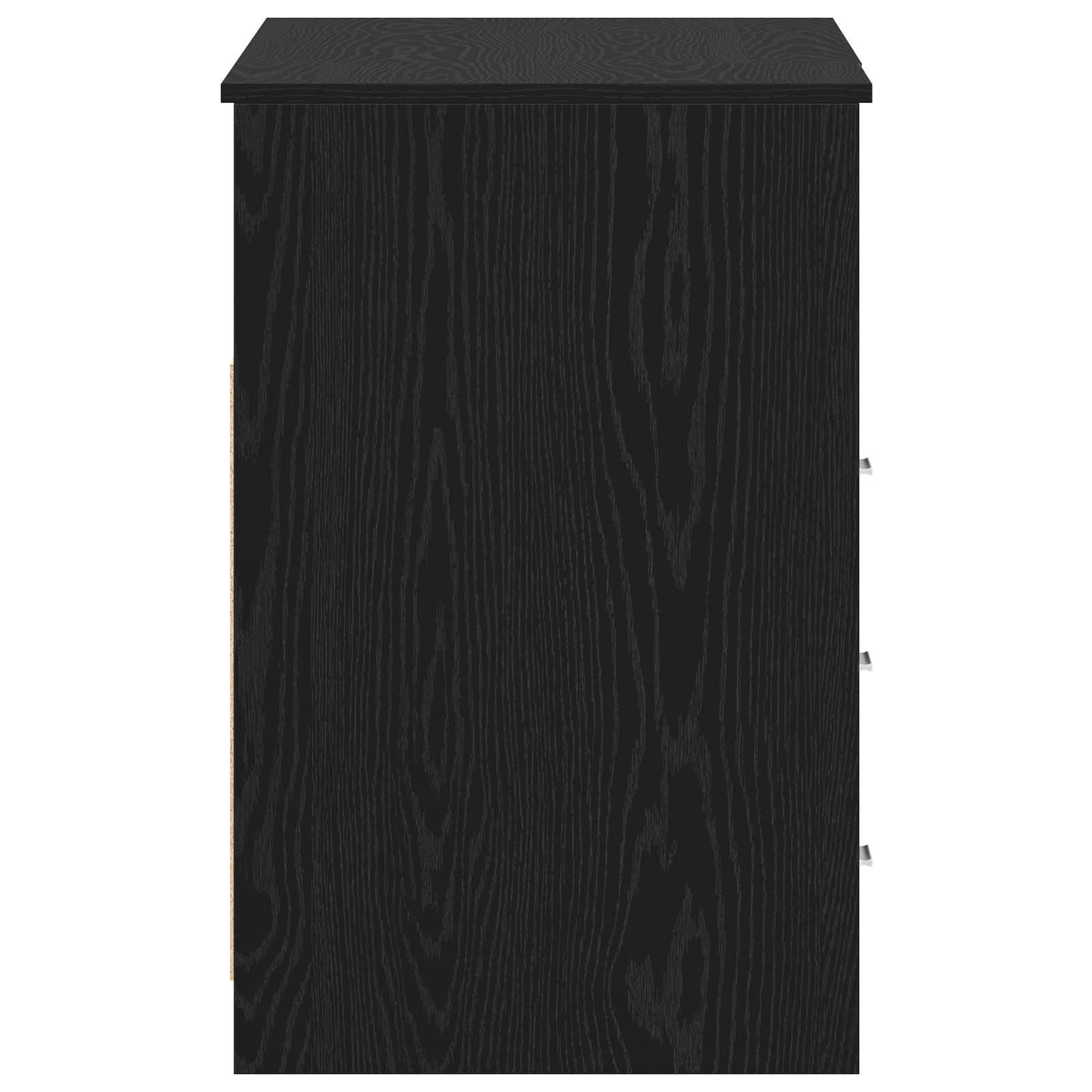Bureau met lade 2 pcs Zwart Eiken 140 x 50 x 76 cm Bewerkt hout is nu te koop bij PeponiXL, paradijselijk wonen!