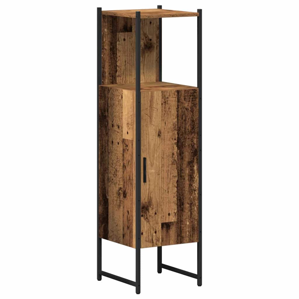 Badkamermeubelset 3 pcs Bruin 33 x 33 x 120.5 cm Bewerkt hout is nu te koop bij PeponiXL, paradijselijk wonen!