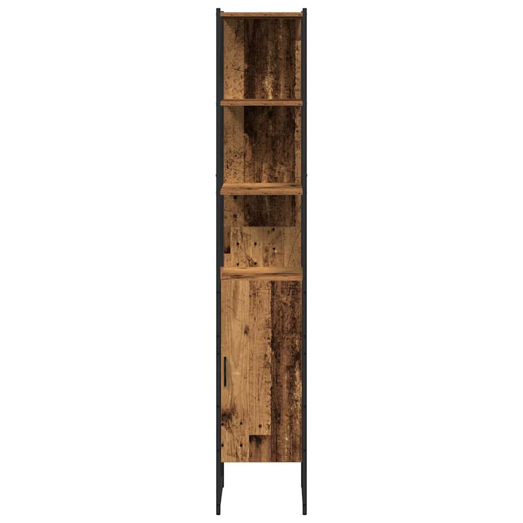 Badkamermeubelset met plank 3 pcs Oud Hout Bewerkt hout is nu te koop bij PeponiXL, paradijselijk wonen!