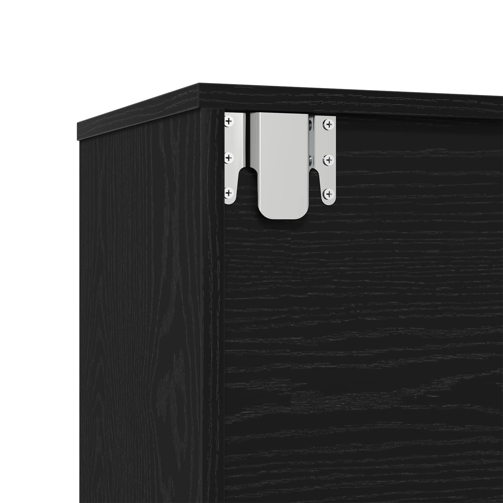 Boekenkast 3 pcs Zwart Eiken 36 x 30 x 143 cm Bewerkt hout is nu te koop bij PeponiXL, paradijselijk wonen!