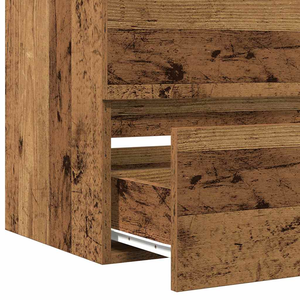 Badkamertenk te kast Zwart Eiken 41 x 39 x 62 cm Bewerkt hout is nu te koop bij PeponiXL, paradijselijk wonen!