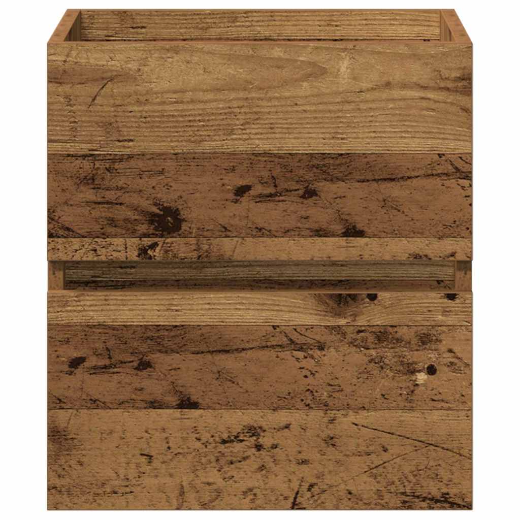 Badkamertenk te kast Zwart Eiken 41 x 39 x 62 cm Bewerkt hout is nu te koop bij PeponiXL, paradijselijk wonen!