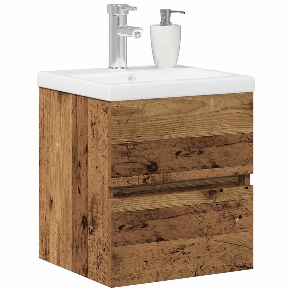 Badkamertenk te kast Zwart Eiken 41 x 39 x 62 cm Bewerkt hout is nu te koop bij PeponiXL, paradijselijk wonen!